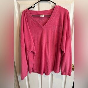Victoria's Secret Vibrant Pink V-Neck Sweater